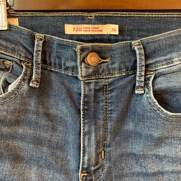 Levi’s 720 Super Skinny Jeans 26L - Picture 5 of 5